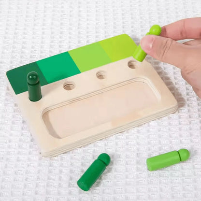 RainbowMatchers™ - Montessori-Lernbrett für Kinder ab 3 Jahren - verbessert die Feinmotorik