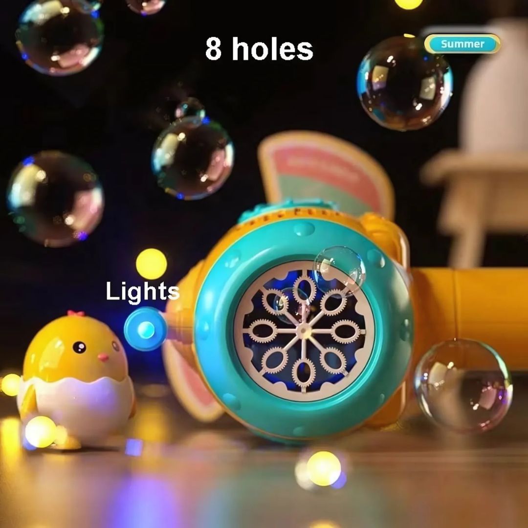 GlowBubble™ – Light-Up Bubble Wand Toy for Kids Ages 3+ – Spark Outdoor Play with Bubbles & Lights