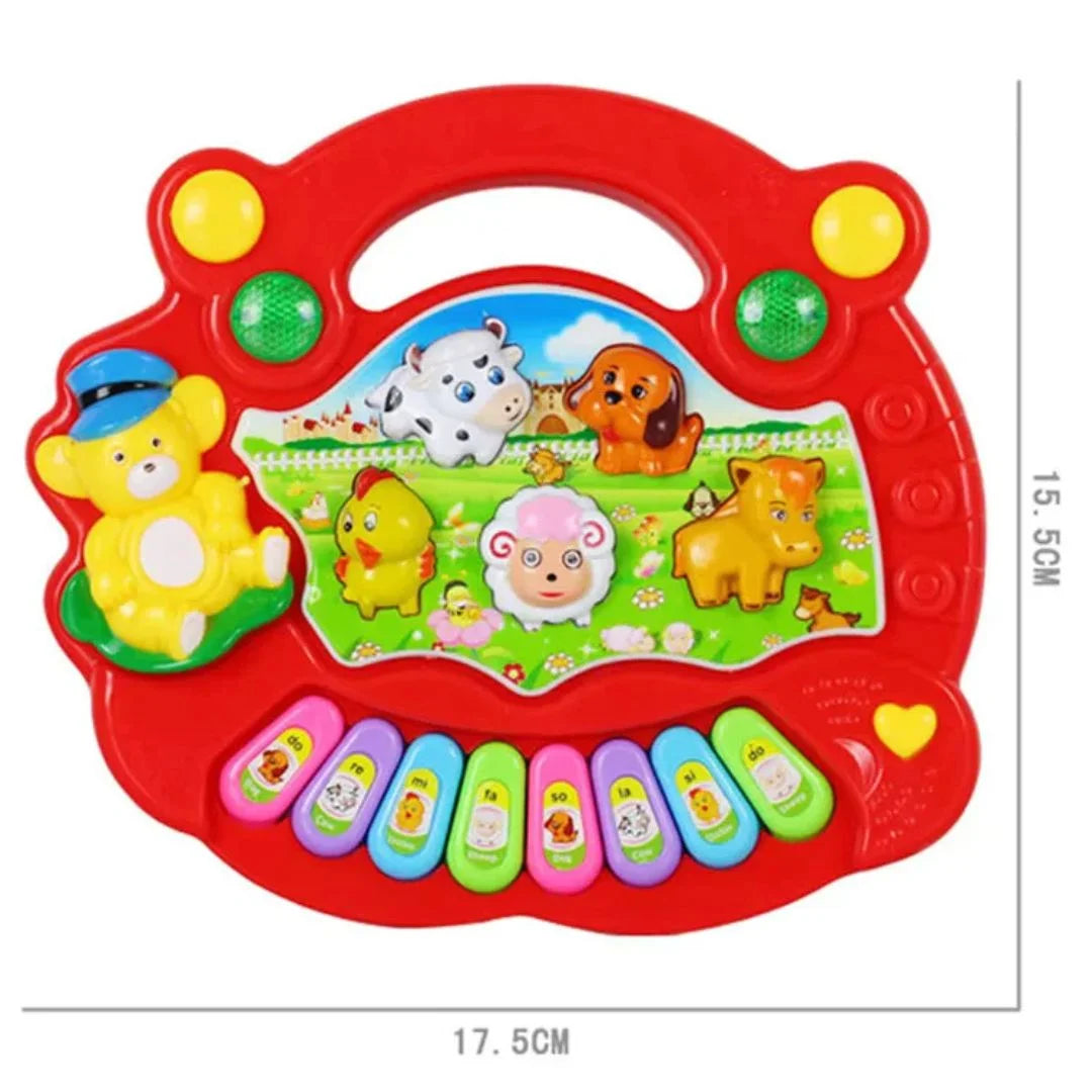 Tunzy™ – Musikalisches Kinder Klavier ab 2 Jahren | Tiergeräusche & Lustige Melodien