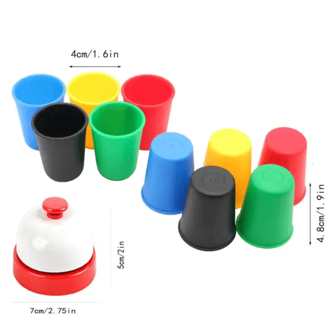 StackMaster™ – Speed Stacking Spiel für Kinder ab 6+ – Fördert Hand-Augen-Koordination