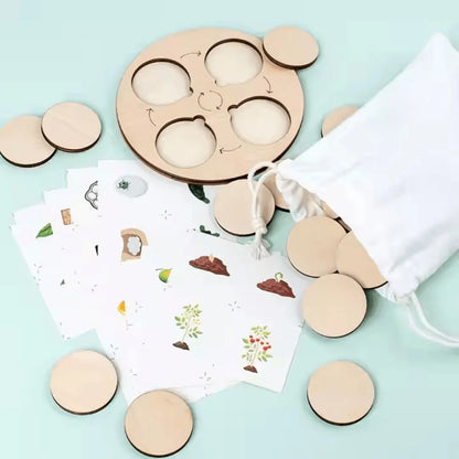 NatureNest™ – Holzpuzzle für Kinder ab 3+ – Fördert Kognitive Fähigkeiten