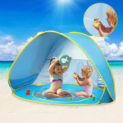 ShadeNest – Pop-Up Sonnenschutz-Zelt für Babys ab 0 Monaten – Perfekt für Garten- und Strandspiel