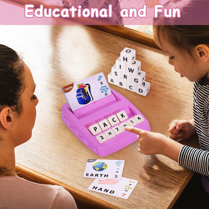 WordWise – Lernspiel für Buchstaben & Zahlen für Kinder ab 3 Jahren – Stärkt Sprache & Rechnen