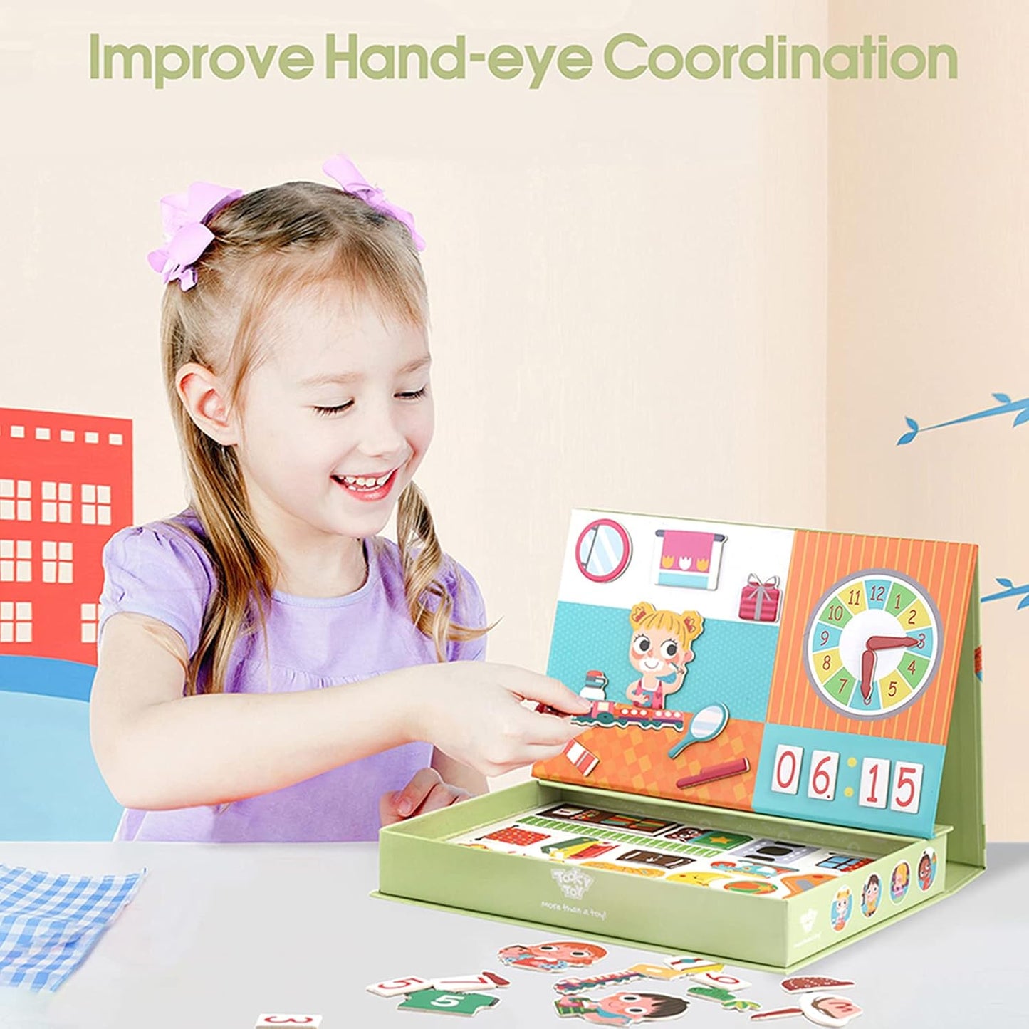 AlphaMag – Magnetisches Alphabet-Puzzle für Kinder ab 3 Jahren – Fördert frühe Lese- und Schreibfähigkeiten und Feinmotorik