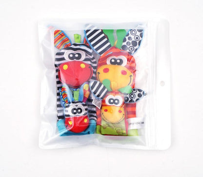 SensoryPlush- Weiche, rasselnde Socken und Armbänder für die ersten Entdeckungen