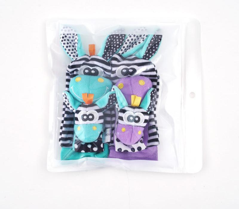 SensoryPlush- Weiche, rasselnde Socken und Armbänder für die ersten Entdeckungen