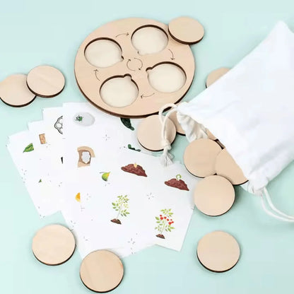 NatureNest™ – Holzpuzzle für Kinder ab 3+ – Fördert Kognitive Fähigkeiten