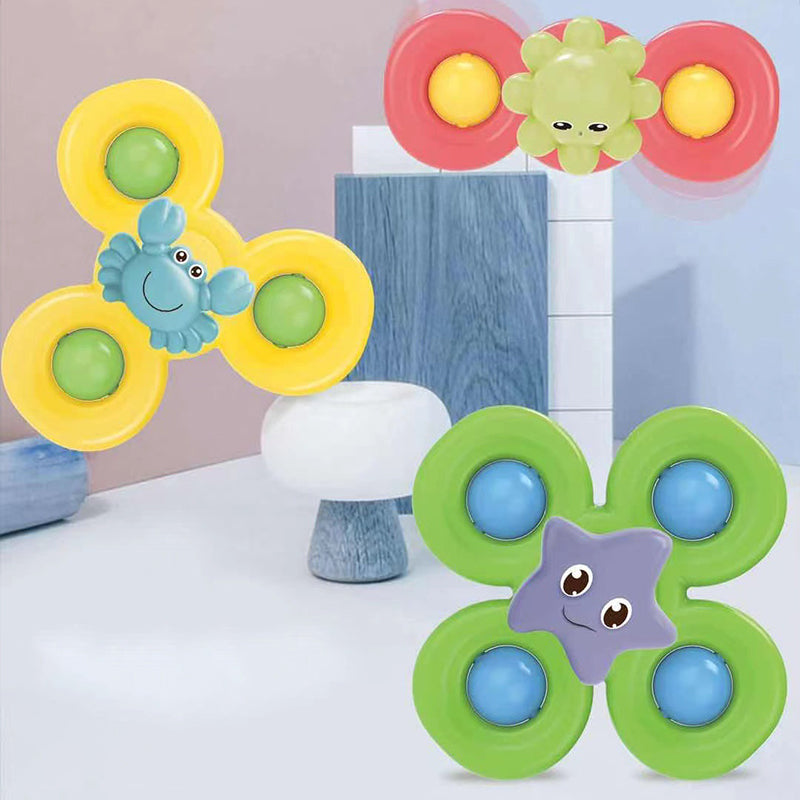 BabySpinner - Buntes Twist-Spielzeug im Saugnapf