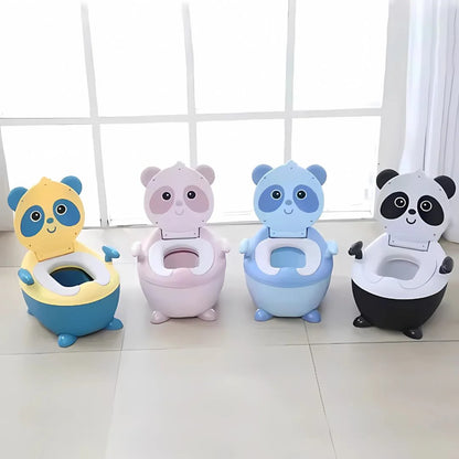 PandaLoo | Niedlicher Töpfchenstuhl mit Weichem PVC-Sitz für Kleinkinder