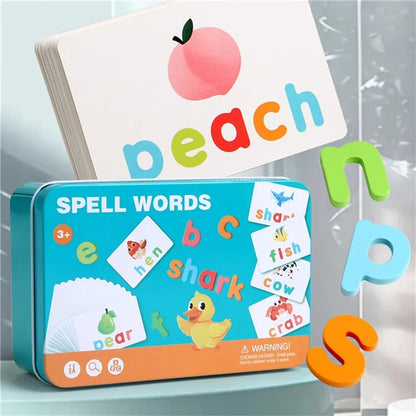 WordWhiz – Rechtschreib-Lernset für Kinder ab 3 Jahren – Fördert Lese- und Schreibfähigkeiten und Worterkennung