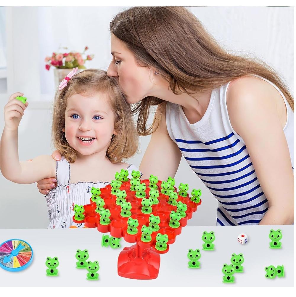 FrogTower - Balance-Spielzeug „Froschturm“