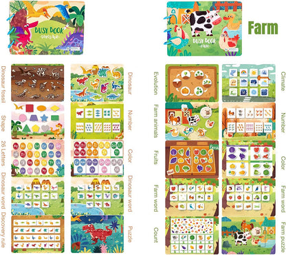 BusyBook - Buch zur sensorischen Bildung für Kinder