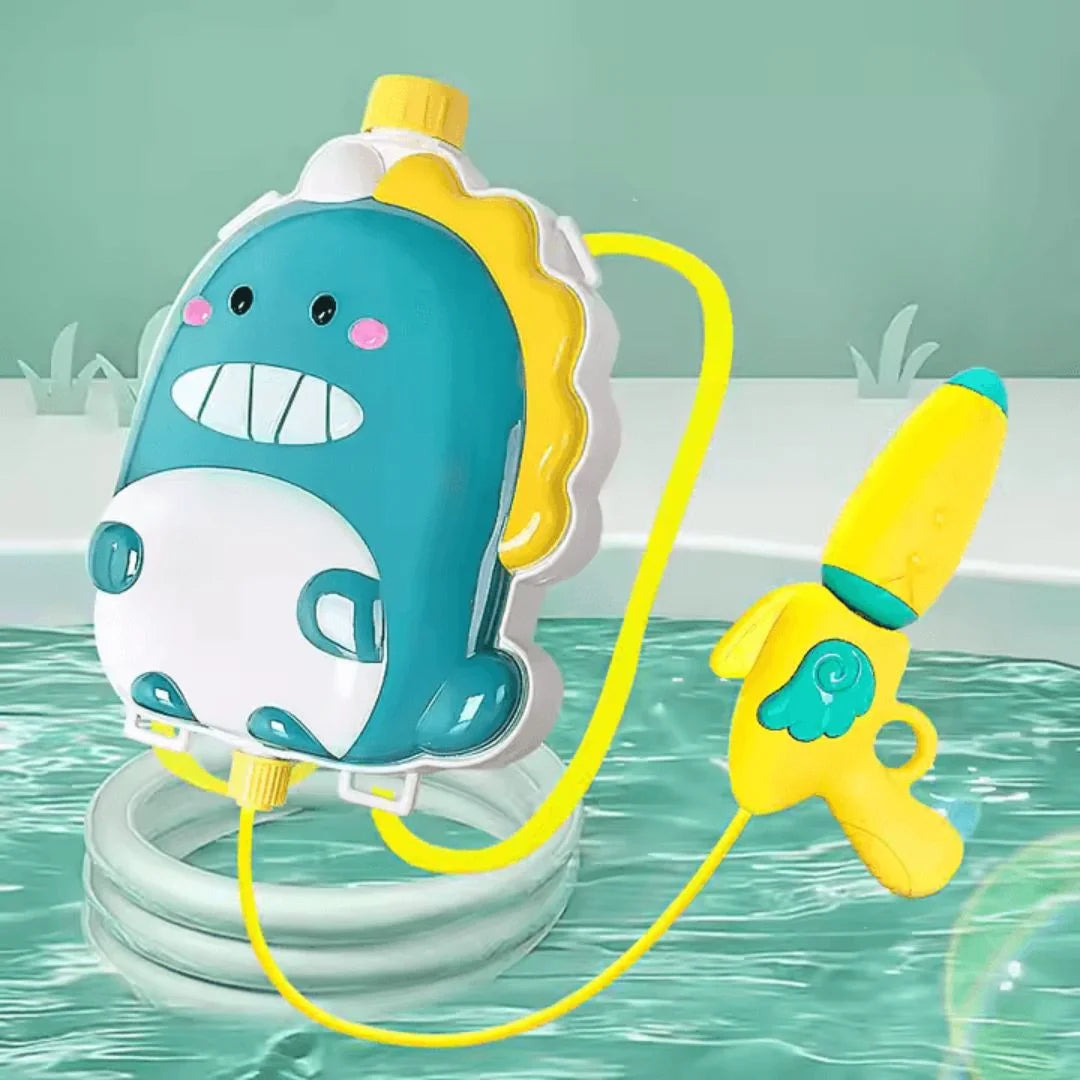 SplashQuest™ – Wasserpistolen-Rucksack für Kinder ab 3+ – Endloser Outdoor-Spaß