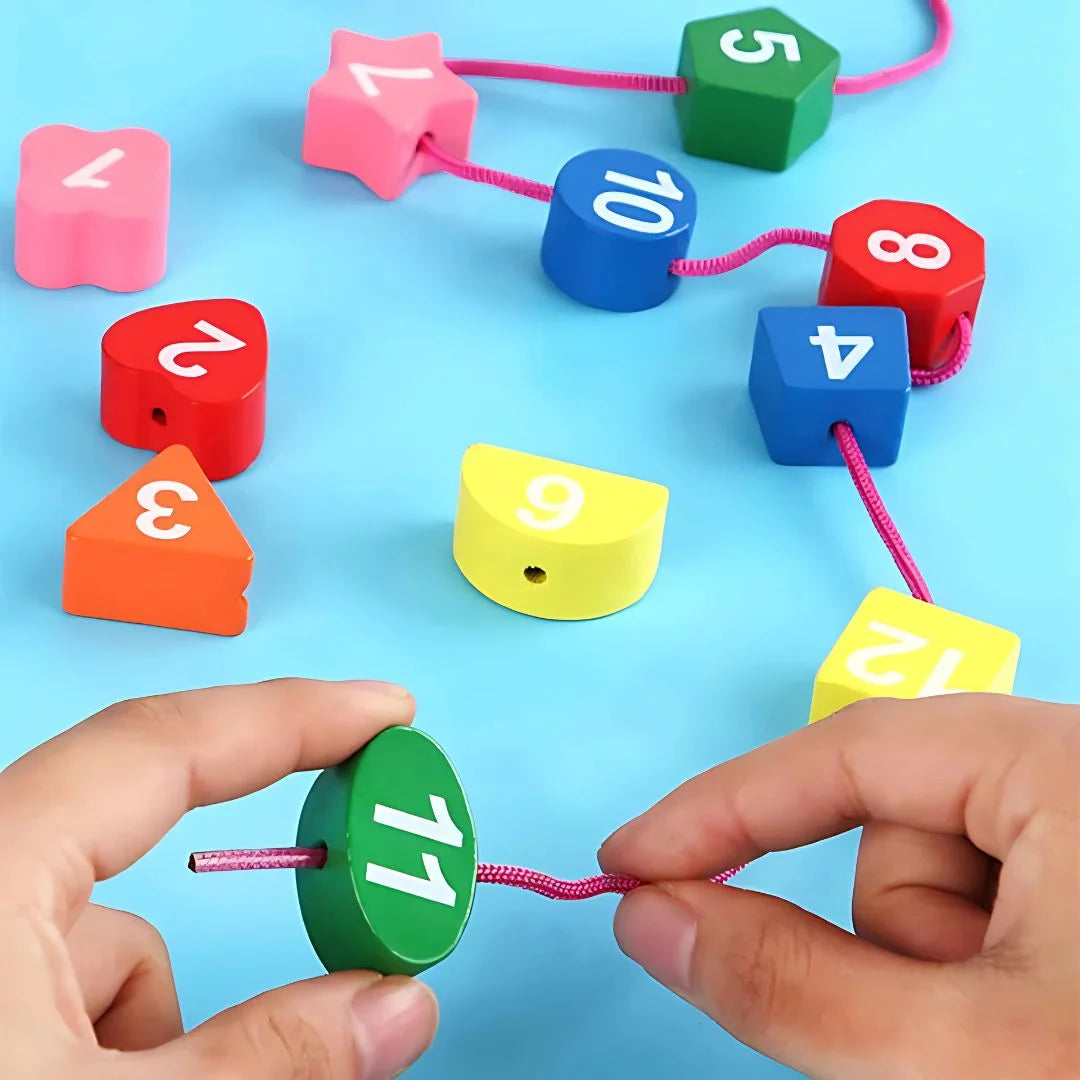 TickTocky™ – Kinder Lernuhr aus Holz ab 3 Jahren | Uhrzeit Lernen