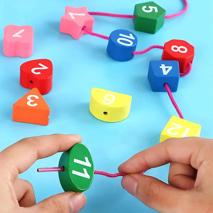 TickTocky™ – Kinder Lernuhr aus Holz ab 3 Jahren | Uhrzeit Lernen