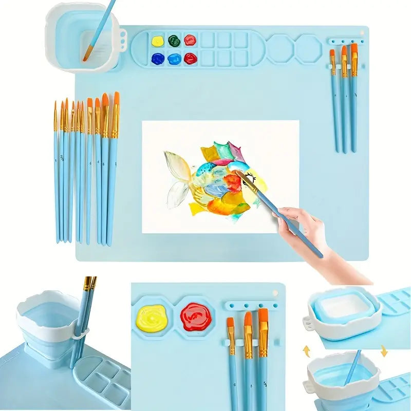 DoodleDeck - Wiederverwendbares Kunst-Tischset