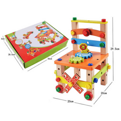 ShapeStruct - Holzwerkzeug- und Stuhl-Bausatz