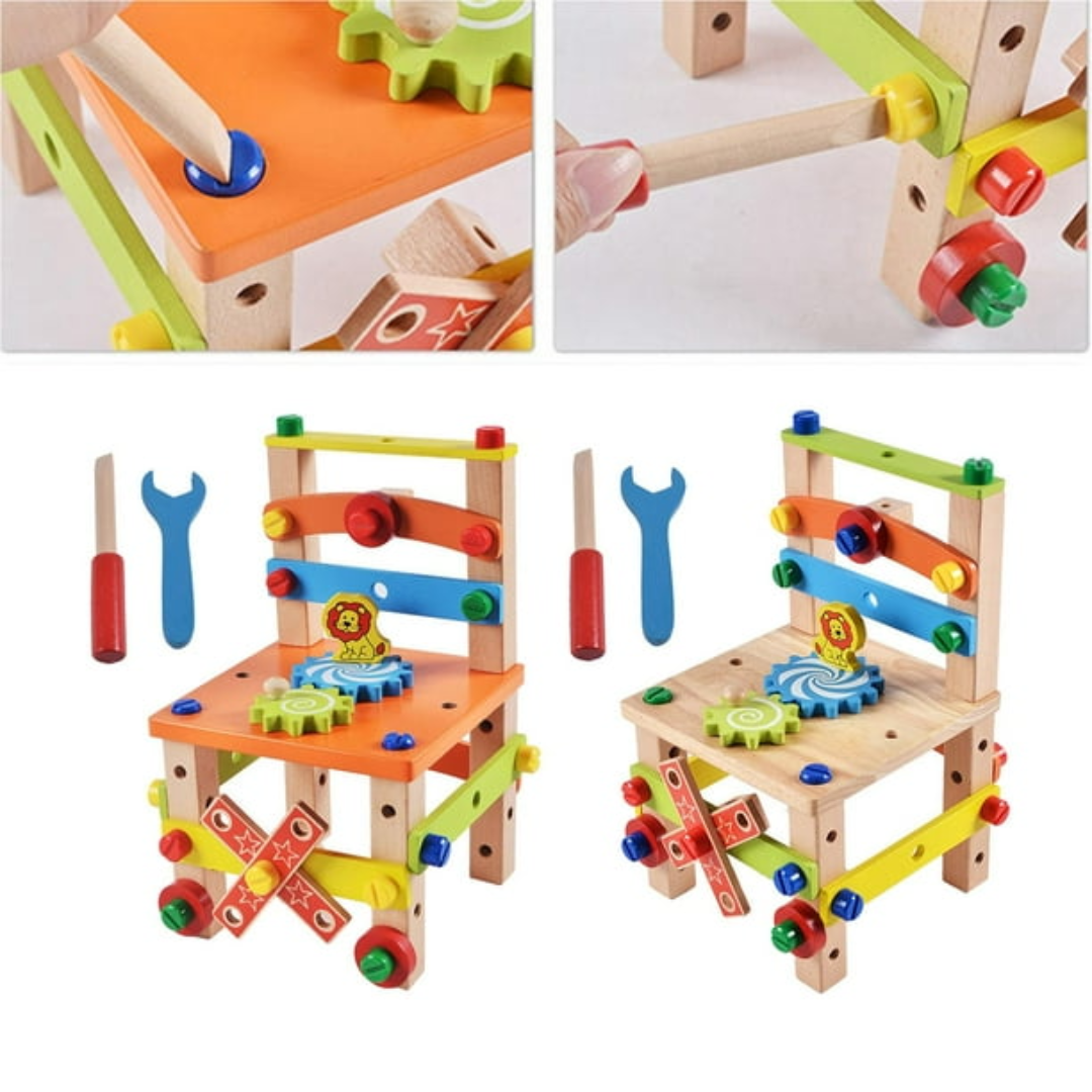 ShapeStruct - Holzwerkzeug- und Stuhl-Bausatz