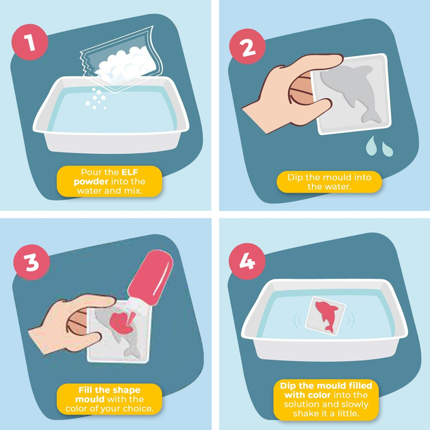 AquaFairyGel - DIY-Zauber-Wasserelfen-Set