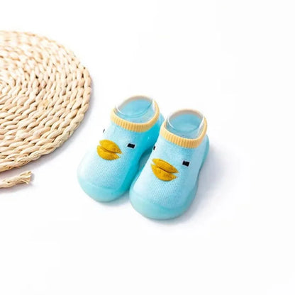 TinySteps™ – Baby Slip-On Schuhsocken ab 6 Monaten | Weicher Rutschfester Komfort