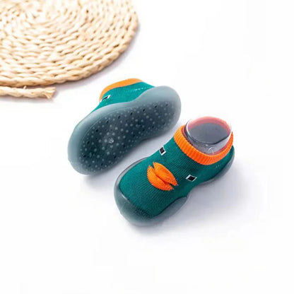 TinySteps™ – Baby Slip-On Schuhsocken ab 6 Monaten | Weicher Rutschfester Komfort