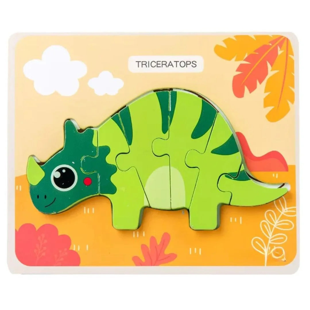 DinoPuzzle triceratops