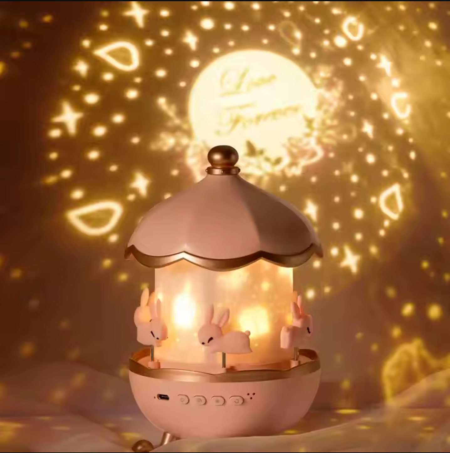 GlowGlide - Drehender Traumthemen Projektor