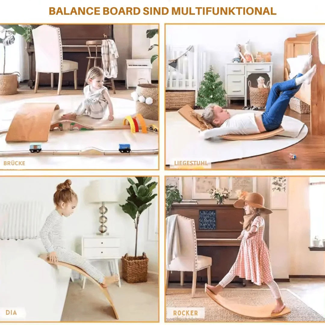 BalancePlay™ – Wackelbrett für Kinder ab 3+ – Verbessert Koordination