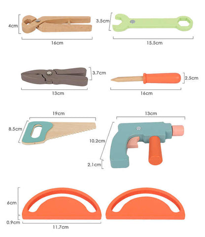 LittleHandyman – Holz-Werkbank-Set für Kinder ab 3 Jahren – Fördert Kreativität und Feinmotorik
