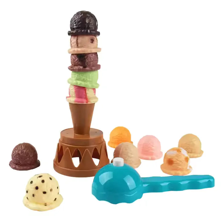ScoopStack™ – Eiscreme Balancierspiel für Kinder ab 5 Jahren