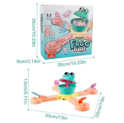 FrogLaunch™ - Füttere den Frosch Katapult-Spiel für Kinder und Familien