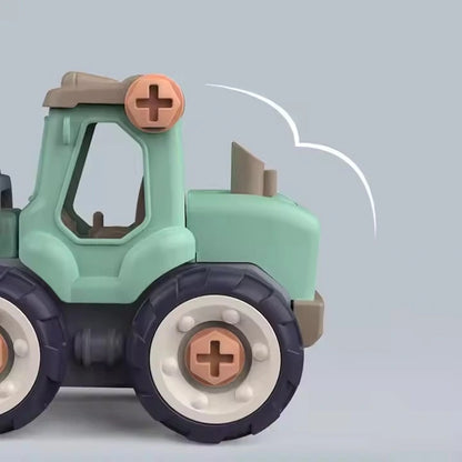 BuildCrew Mini-Ingenieurfahrzeug-Set mit Schaufel- und Lader-Spielzeug – Ab 3 Jahren