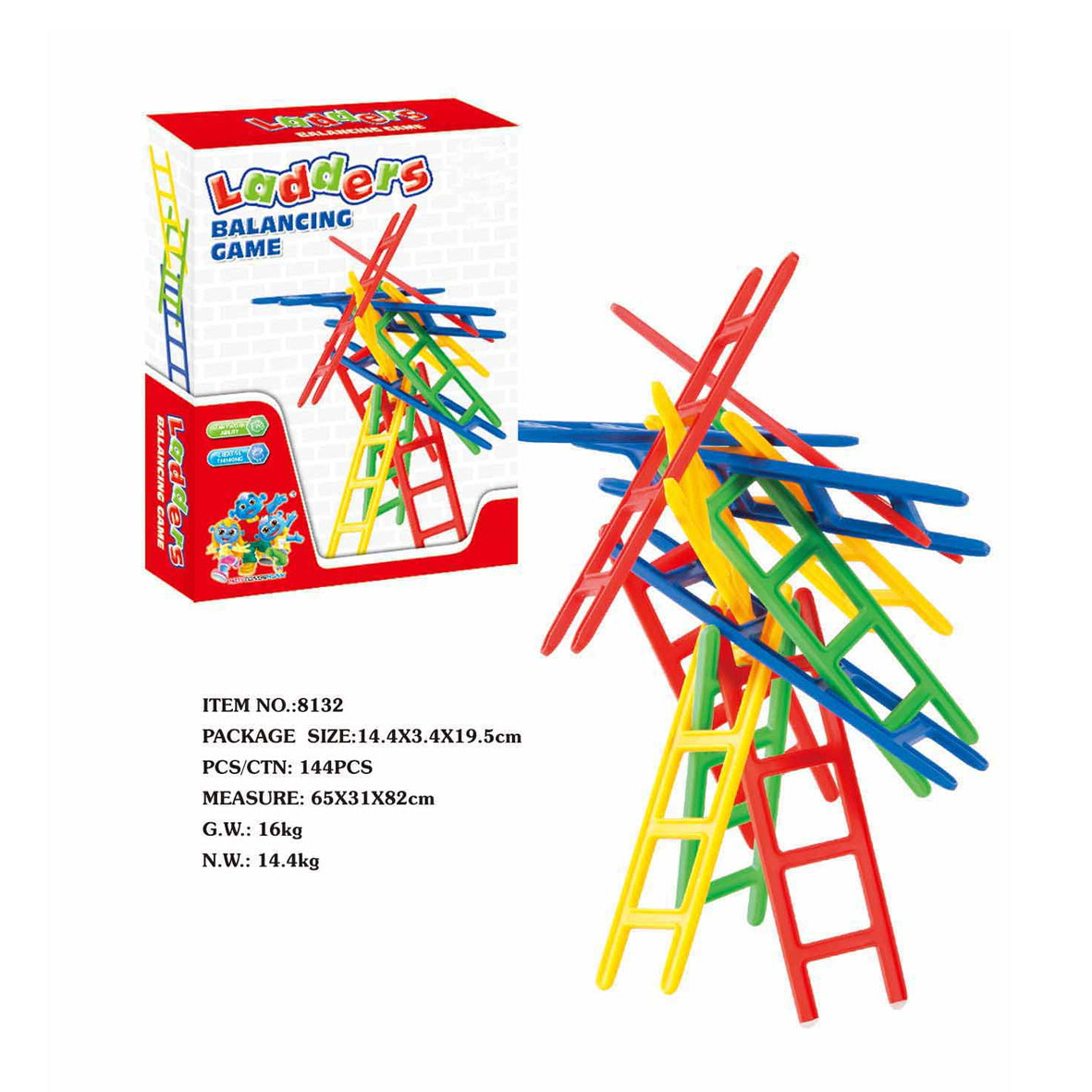 TiltTower – Pisa-Balance-Spiel für Kinder ab 4 Jahren – Verbessert Feinmotorik und Konzentration