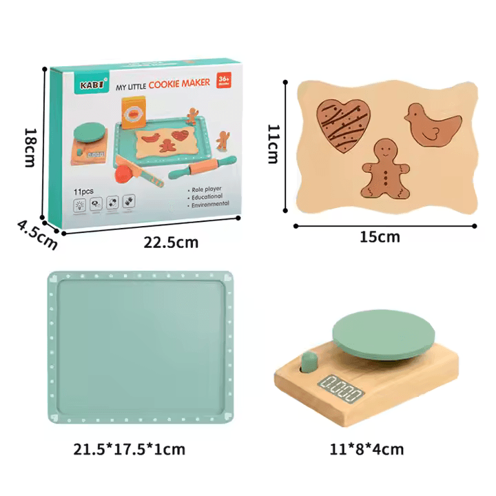 TinyChef™ – Holzspielküche für Kinder ab 3+ – Fördert Kreativität und Fähigkeiten