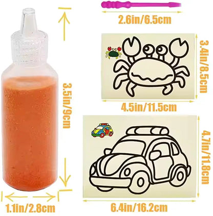 ArtCraft Sandmalerei Bastelset – Kreatives Spiel – Ab 5 Jahren