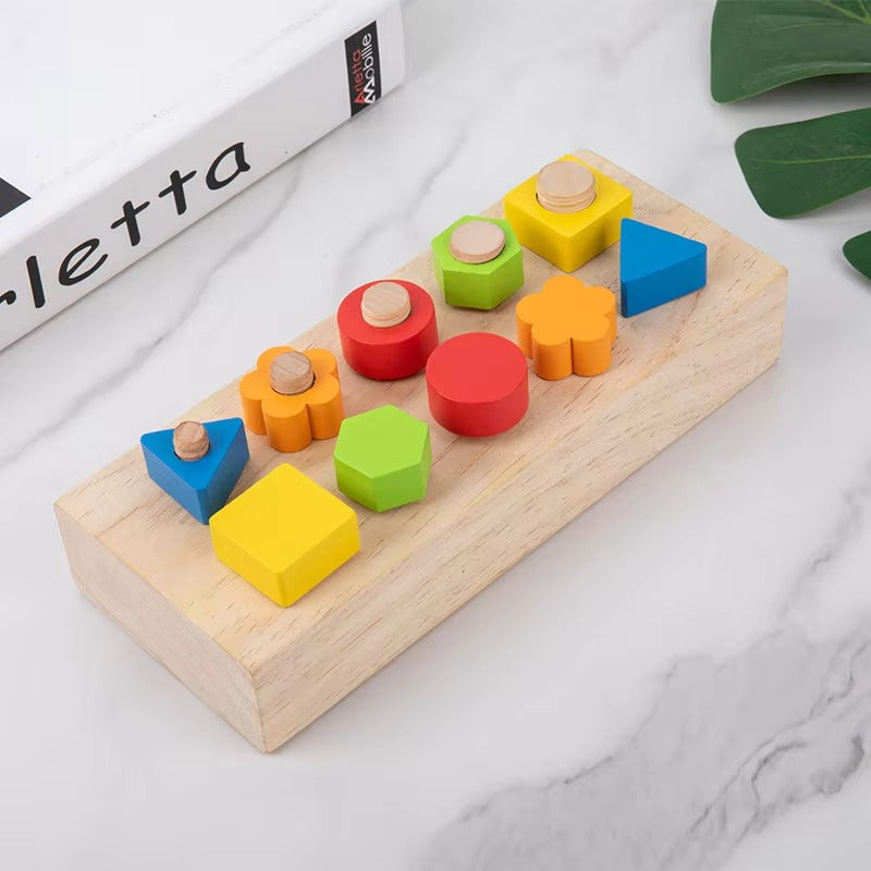 BoltBuddy Montessori Schraubbrett – Motorikspielzeug – Ab 4 Jahren