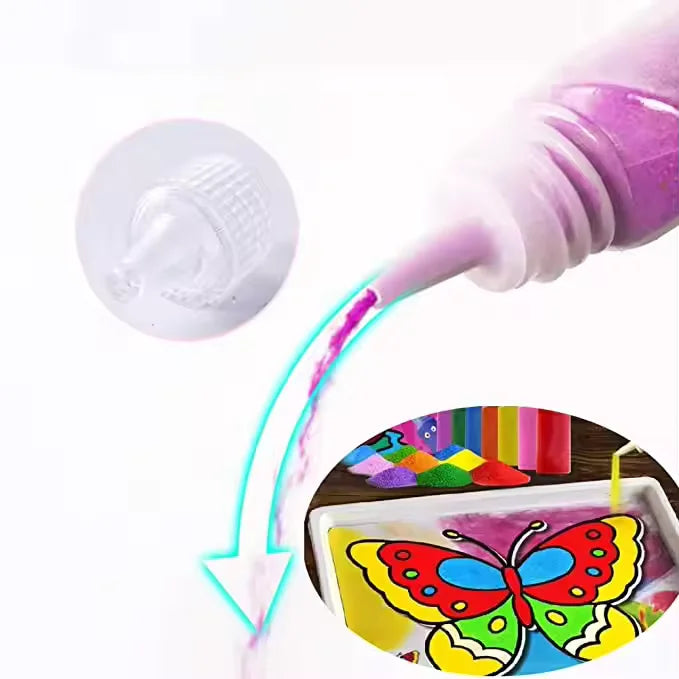 ArtCraft Sandmalerei Bastelset – Kreatives Spiel – Ab 5 Jahren