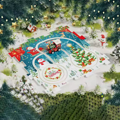 WonderTrack – DIY Weihnachtszug Bahnset Kinder ab 6 Jahren