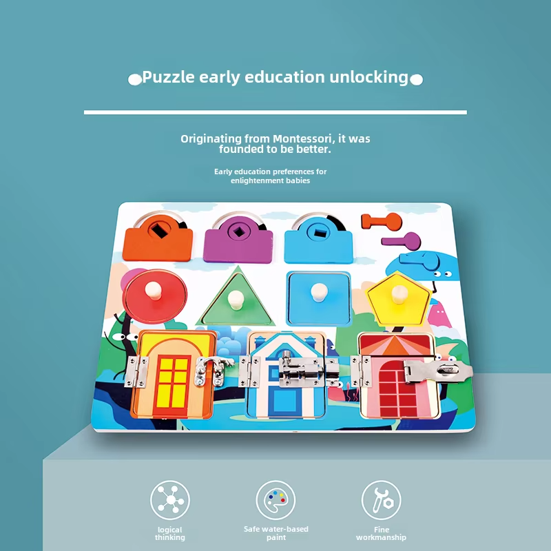 FindFrame – Holz Entdeckungs- & Sensorikspielzeug | Praktisches Lernen für Kinder ab 3 Jahren