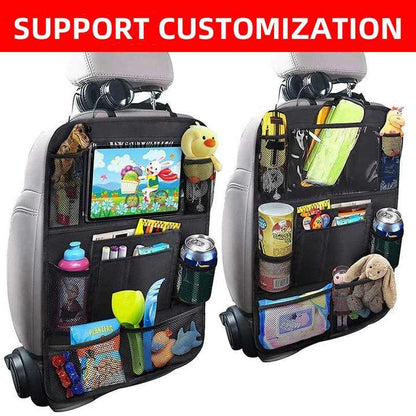 RideTidy™ – Auto-Rücksitz-Organizer mit Tablethalter & Aufbewahrungstaschen – Ab 3 Jahren