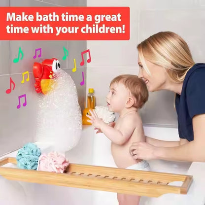 BubbleCrab&Friends - Musikalisches Badewannenspielzeug – Krabbe mit Blasen – Ab 2 Jahren