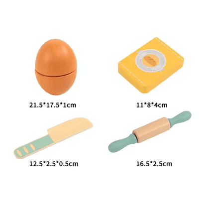 TinyChef™ – Holzspielküche für Kinder ab 3+ – Fördert Kreativität und Fähigkeiten
