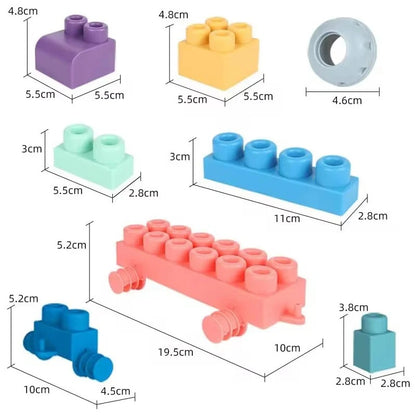 StackCraft – Montessori-Holzbausteine für Kinder ab 3 Jahren – Fördert kreatives Spielen & Feinmotorik
