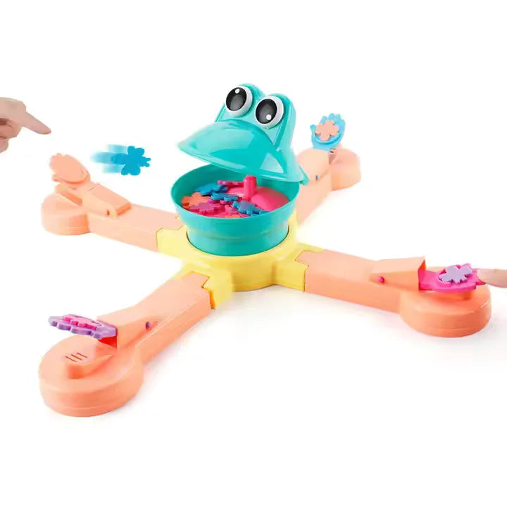 FrogLaunch™ - Füttere den Frosch Katapult-Spiel für Kinder und Familien