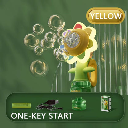 BloomBubbles Magische Seifenblasenmaschine – Für Draußen – Ab 3 Jahren