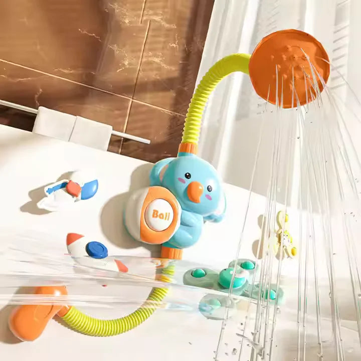 AquaEle™ - Elefanten-Badeduschspielzeug mit sanftem Wasserstrahl
