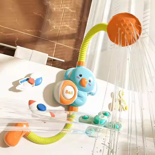 AquaEle™ - Elefanten-Badeduschspielzeug mit sanftem Wasserstrahl