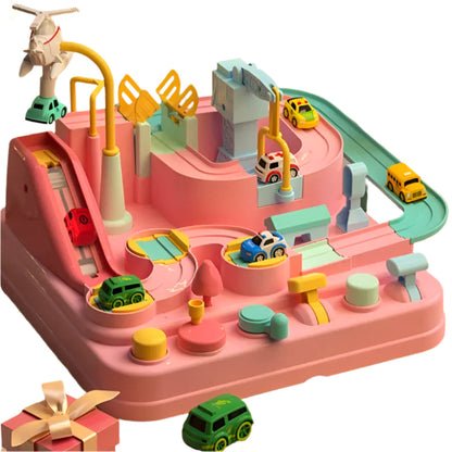 CityCircuit™ - Logisches Autoabenteuer für Kinder ab 3 Jahren - fördert Konzentration und Denkvermögen