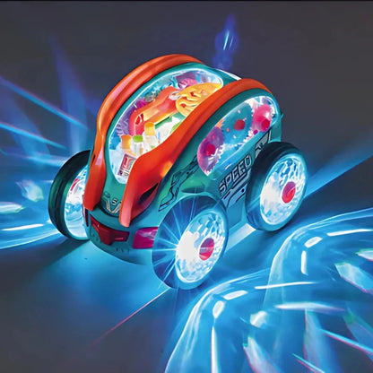 ZoomGlider – LED-Leucht-Rennauto für Kinder ab 3 Jahren – Fördert Bewegungsaktivität & sensorische Aufregung