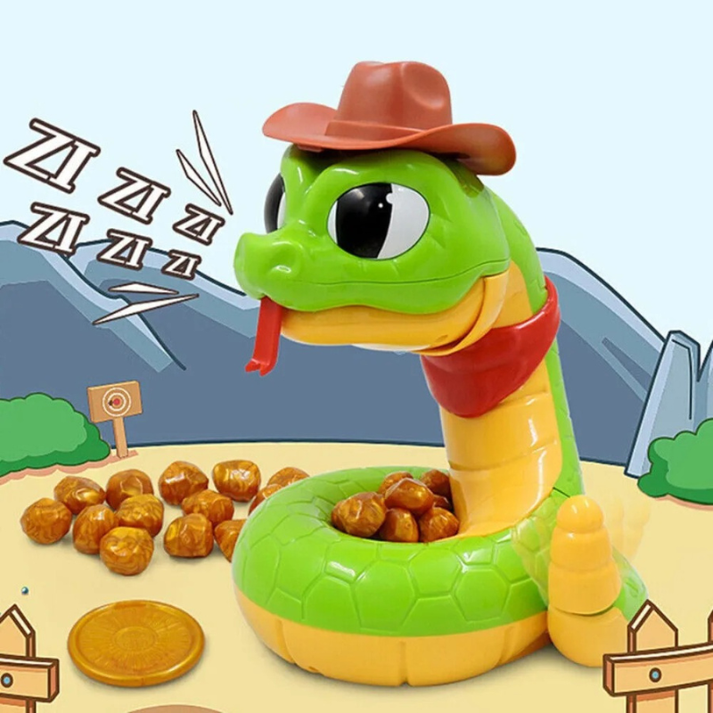 RattleRush - Kinder elektrisches Klapperschlangen-Streichspielzeug